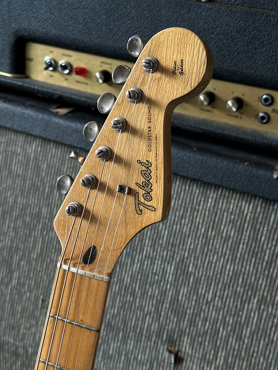 1980s Tokai Goldstar Sound ST65 Made in Japan Rare Lake Placid Blue - Thumbnail 6