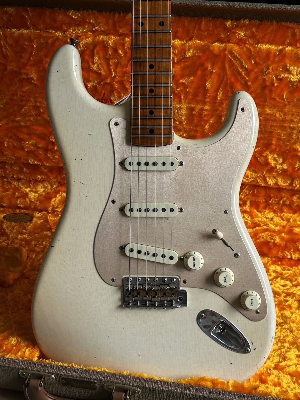 Fender Vincent van Trigt Masterbuilt Custom Shop Roasted Flamed Maple Neck Relic - Thumbnail 2