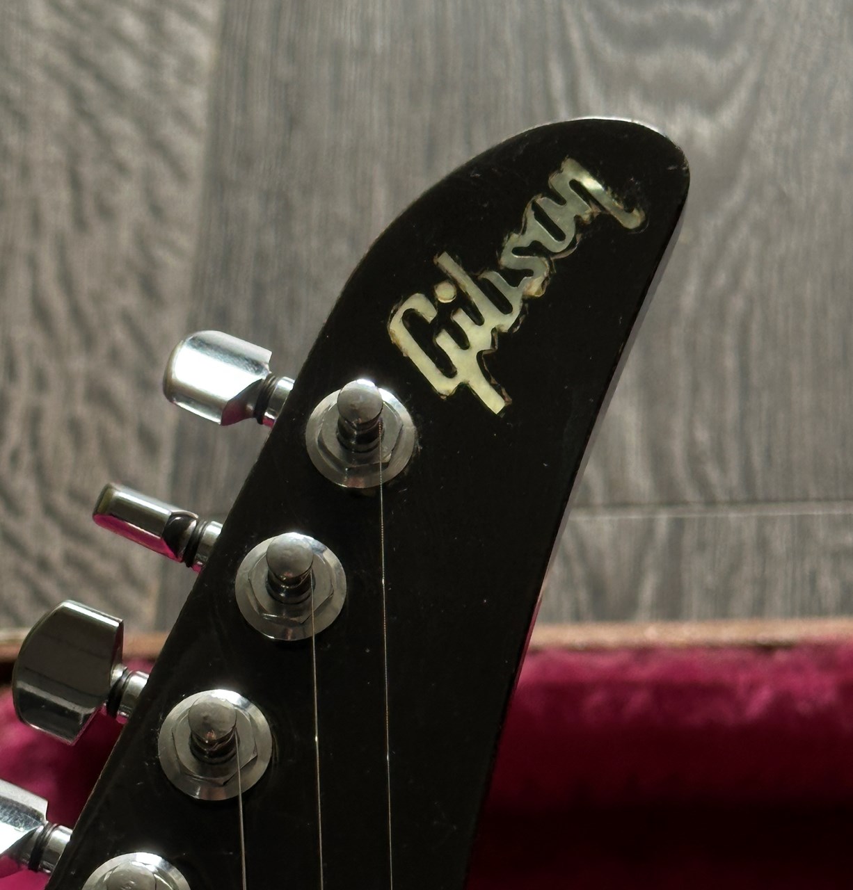 1989 Gibson Explorer Ebony Original PAT No Pickups & Case - Thumbnail 4