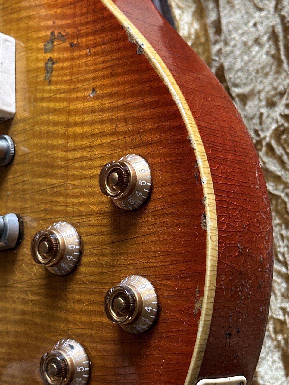 2024 Haar Trad '59 Les Paul Aged Stunning Flame with Throback PAFs - Thumbnail 2