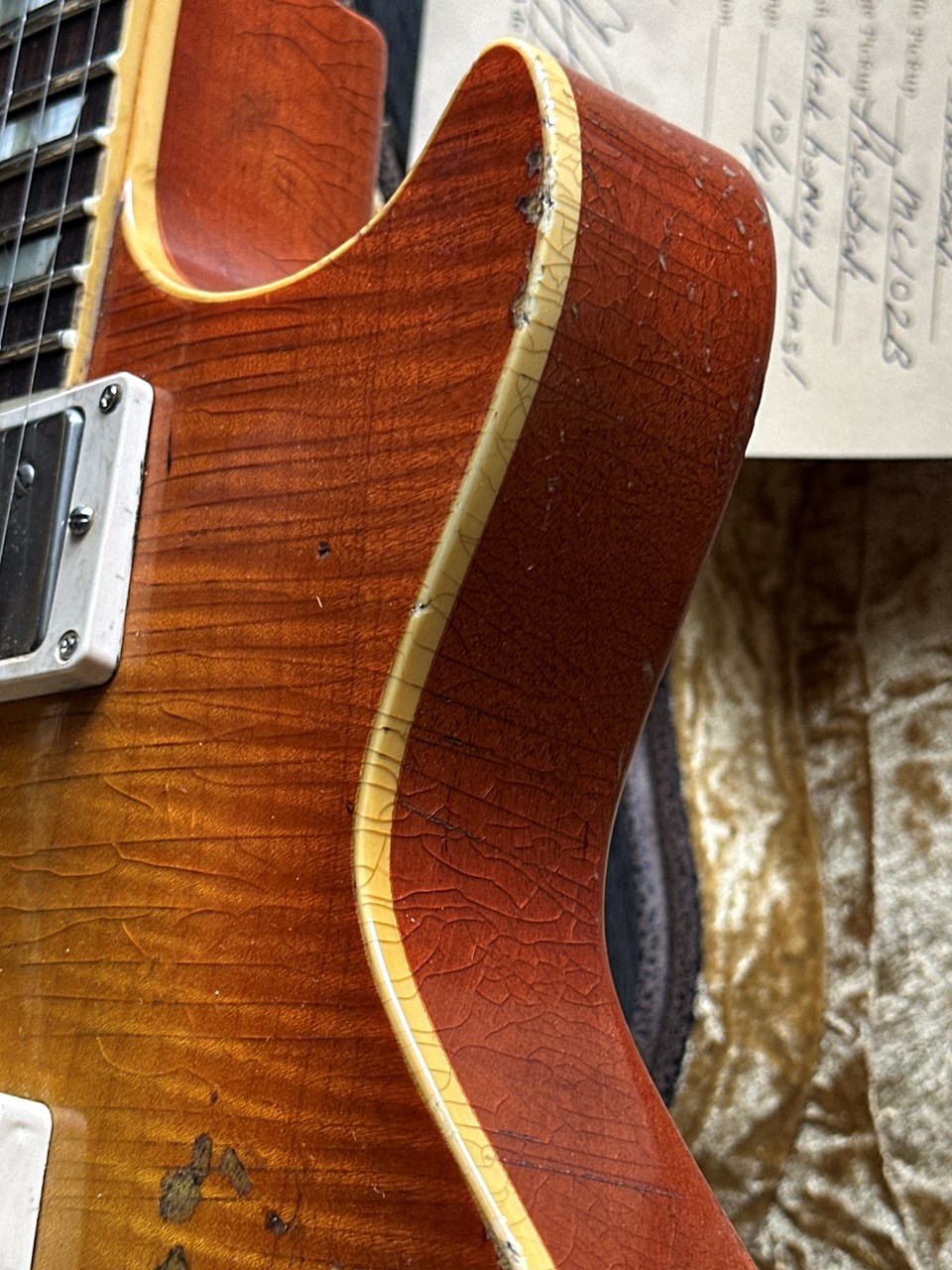 2024 Haar Trad '59 Les Paul Aged Stunning Flame with Throback PAFs - Thumbnail 5