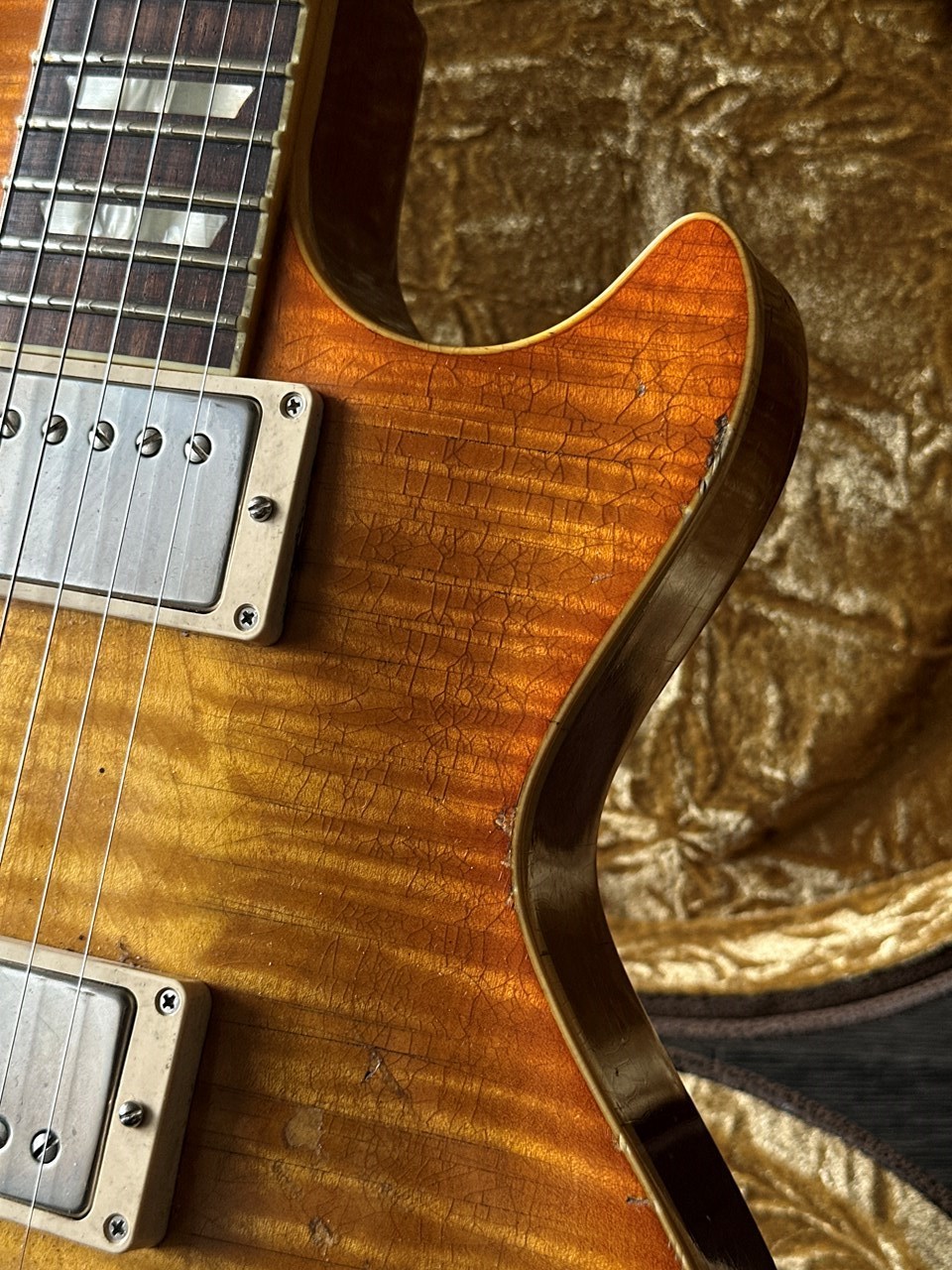2025 Haar Trad '59 Les Paul Aged Stunning Flame with Throback PAFs - Thumbnail 3