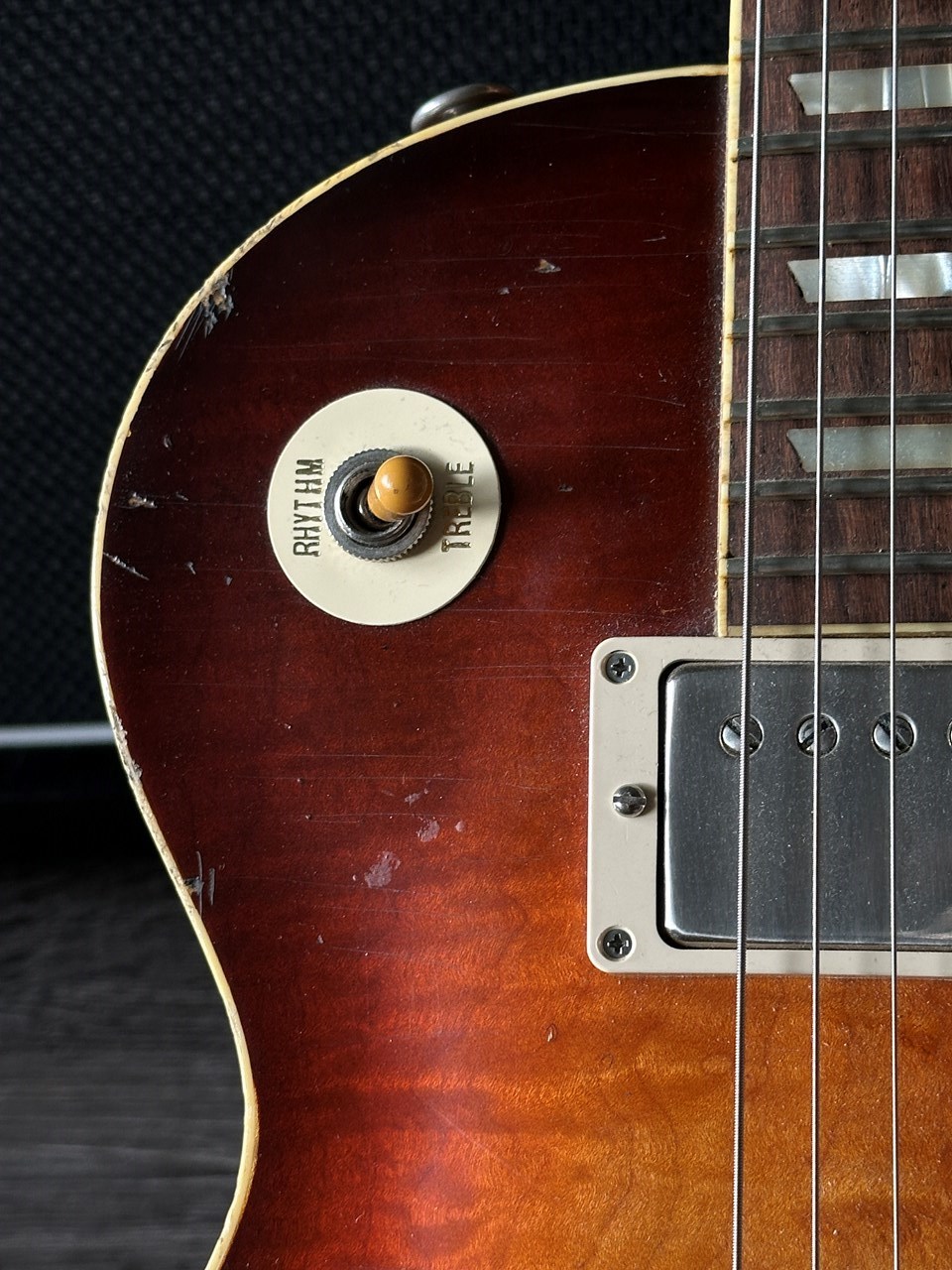 Haar Trad '59 Les Paul Aged Stunning Flame with Throback PAFs - Thumbnail 3
