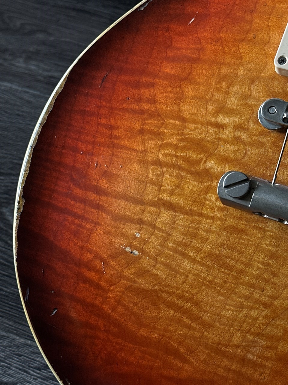 Haar Trad '59 Les Paul Aged Stunning Flame with Throback PAFs - Thumbnail 2