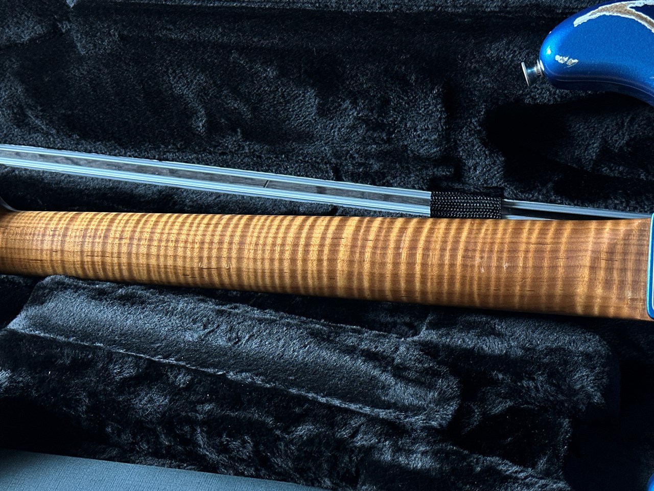 Xotic XSC-2 Heavy Aged Lake Placid Blue AAA Flamed Maple Neck - Thumbnail 2