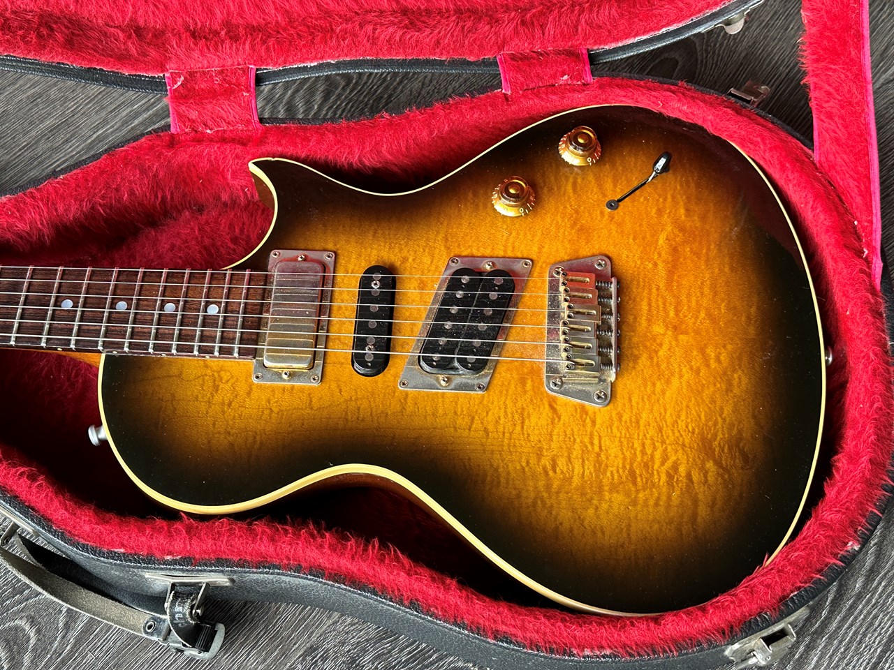 1993 Gibson Nighthawk Special SP3 Flamed Maple Tobacco - Thumbnail 4