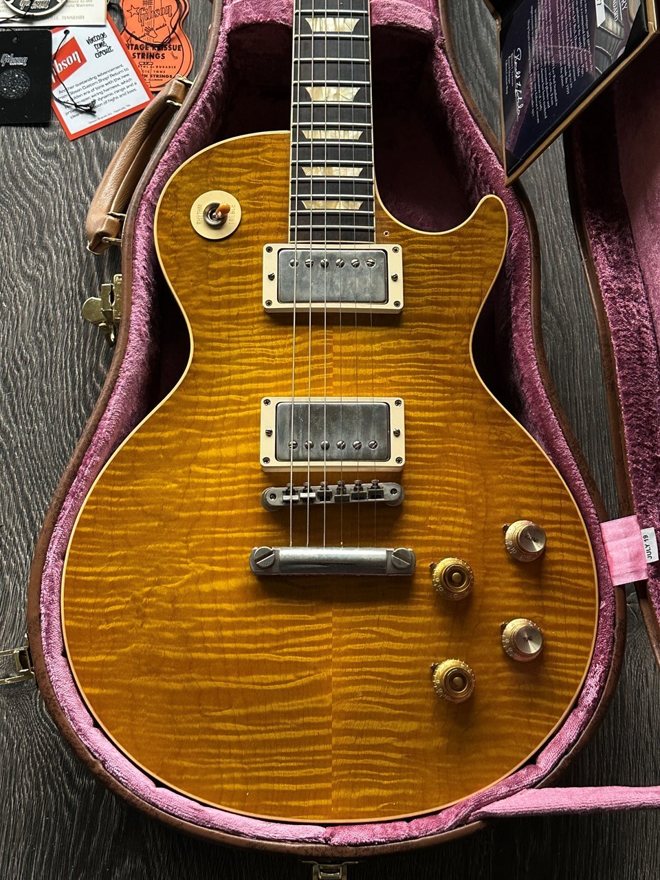 Gibson Les Paul Standard 1959 60th Anniversary Lemon VOS Custom Shop - Thumbnail 3