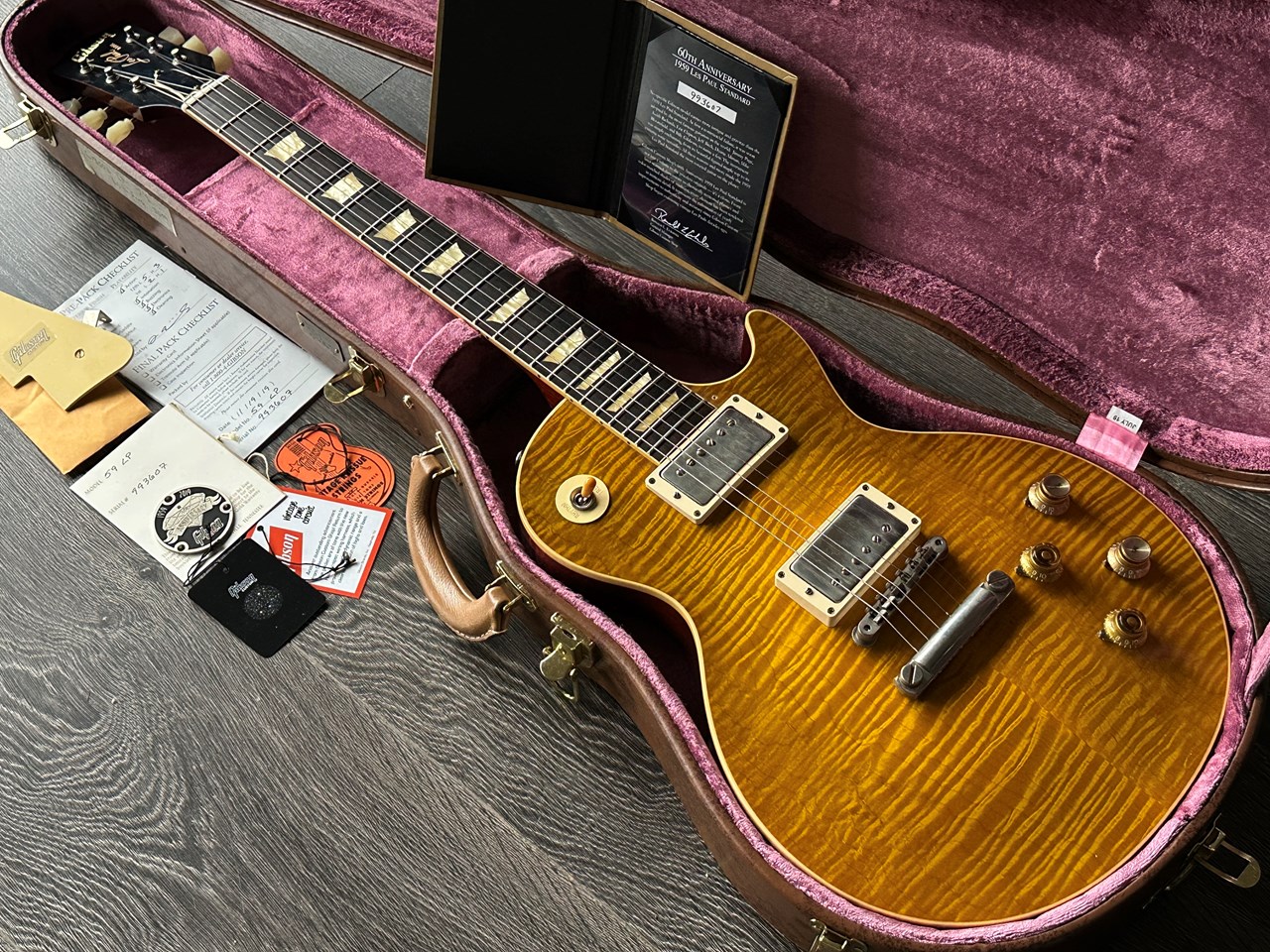 Gibson Les Paul Standard 1959 60th Anniversary Lemon VOS Custom Shop - Image 1