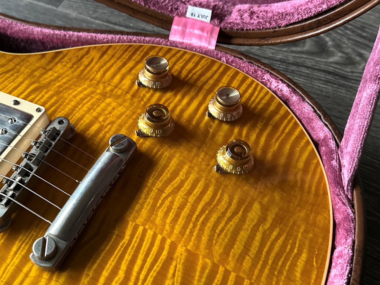 Gibson Les Paul Standard 1959 60th Anniversary Lemon VOS Custom Shop - Thumbnail 5