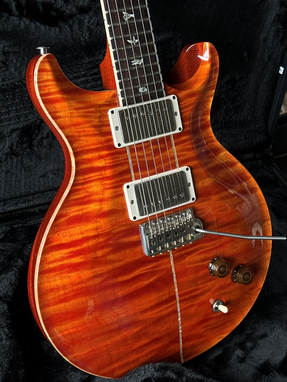 PRS Paul Reed Smith Santana Retro Santana Orange Quilt top - Thumbnail 4