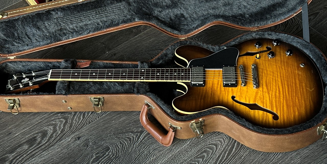 2000 Gibson ES-335 Figured Maple Vintage Sunburst with Case - Thumbnail 5