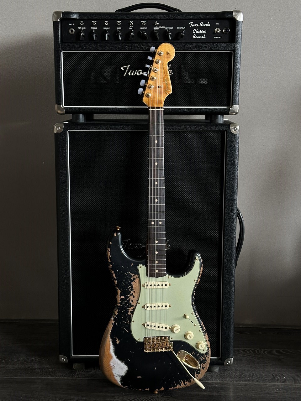 Fender Stratocaster Custom Shop MBD Black1 Super Heavy Relic - Thumbnail 2