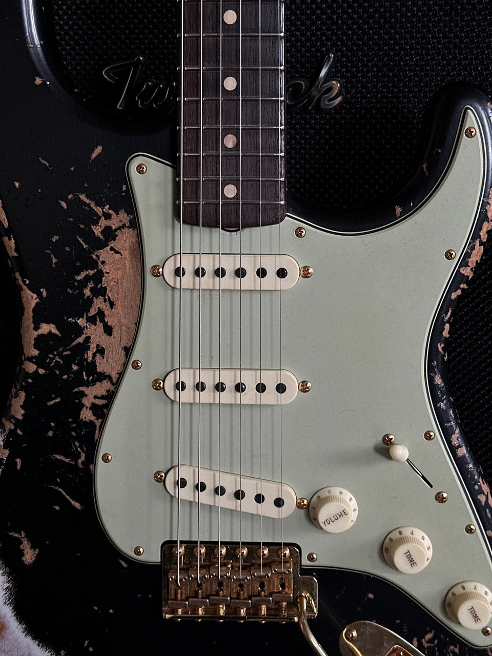 Fender Stratocaster Custom Shop MBD Black1 Super Heavy Relic - Thumbnail 4