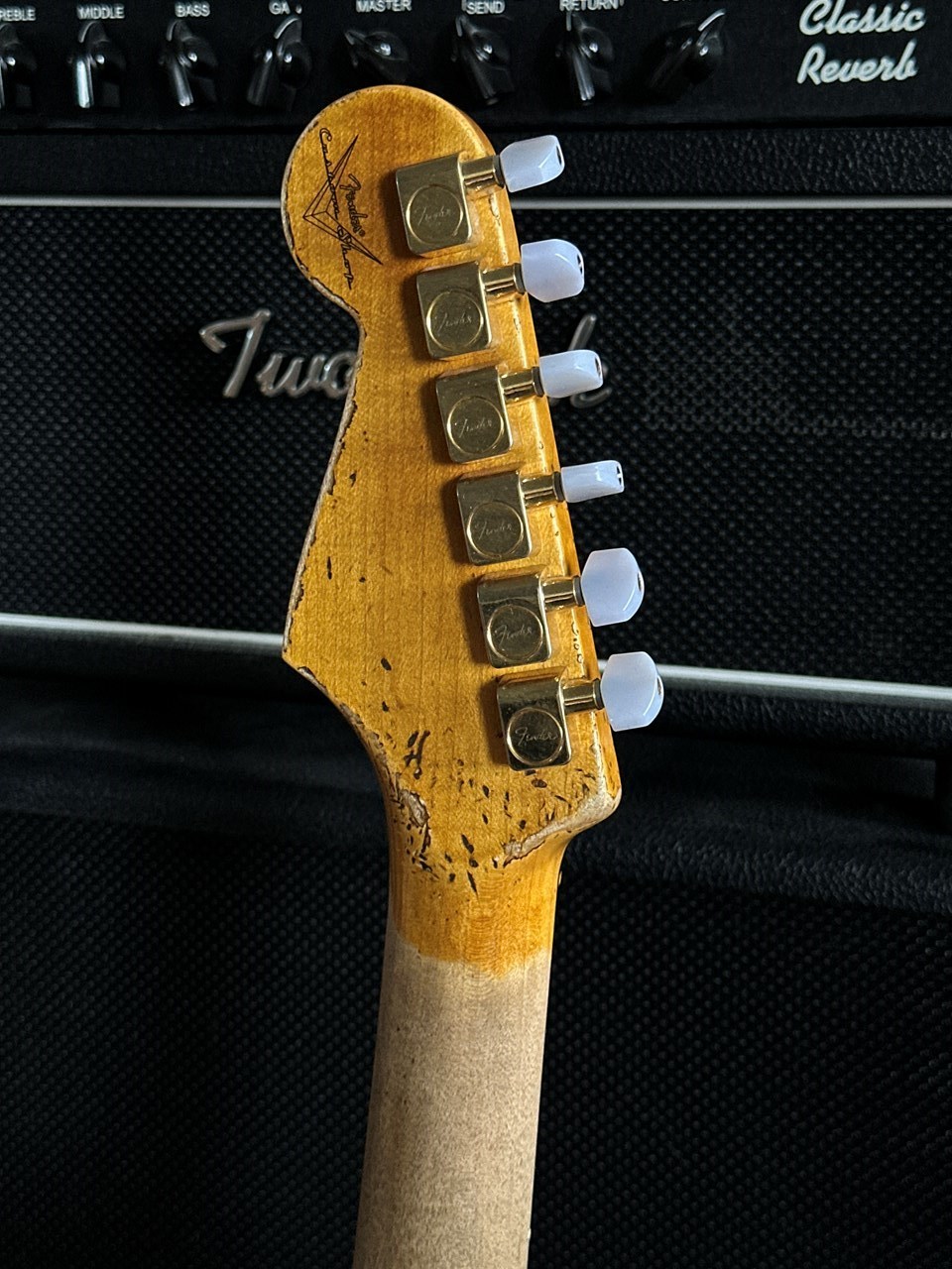 Fender Stratocaster Custom Shop MBD Black1 Super Heavy Relic - Thumbnail 5