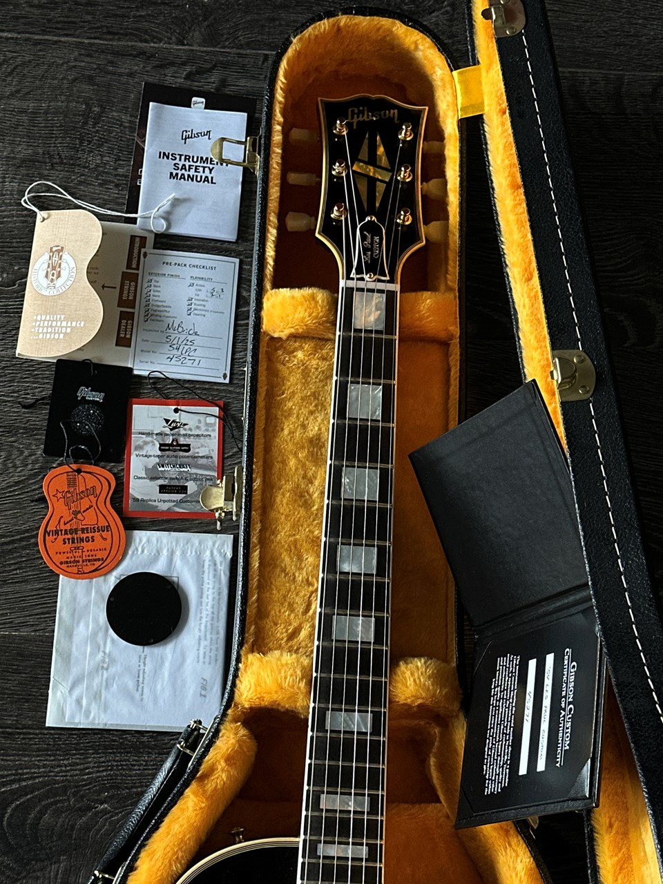 2025 Gibson Les Paul Custom 1954 Historic Reissue VOS 3,7kg Lightweight - Thumbnail 4