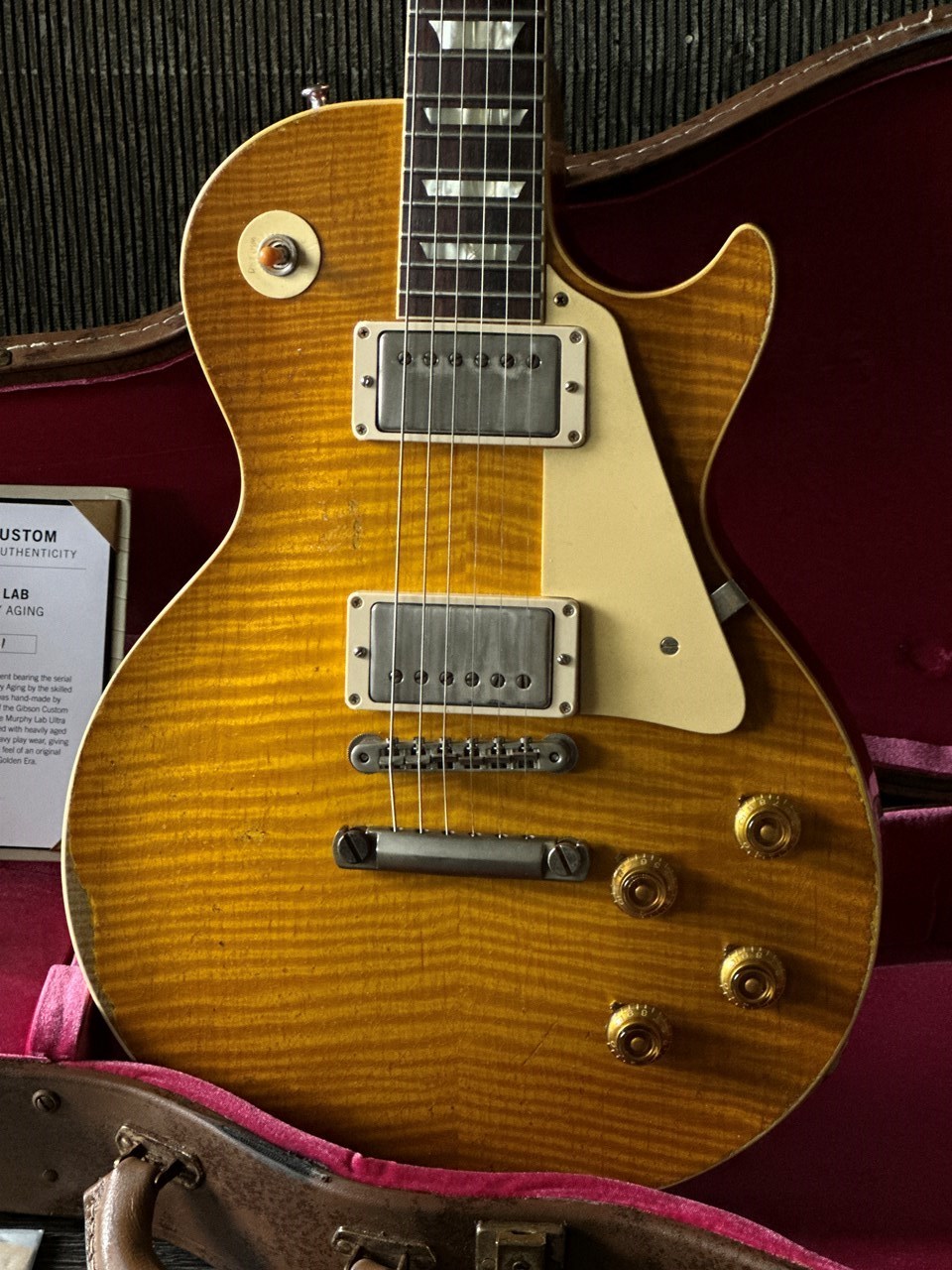 Gibson Les Paul Standard 1959 Custom Shop Murphy Lab Ultra Heavy Aging Lemon - Thumbnail 4
