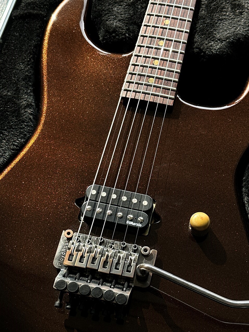 Charvel USA Custom Shop SD 1H Full Rosewood Neck Metallic Brown - Thumbnail 2