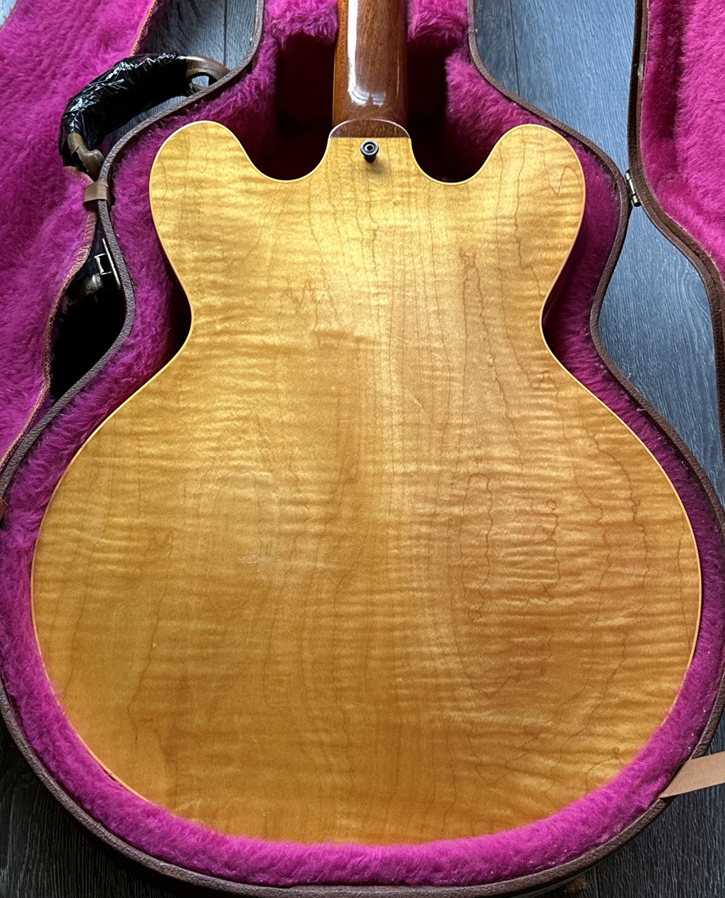 1990 Gibson ES-335 Dot Reissue Natural Flamed Maple Early Reissue OHSC - Thumbnail 5