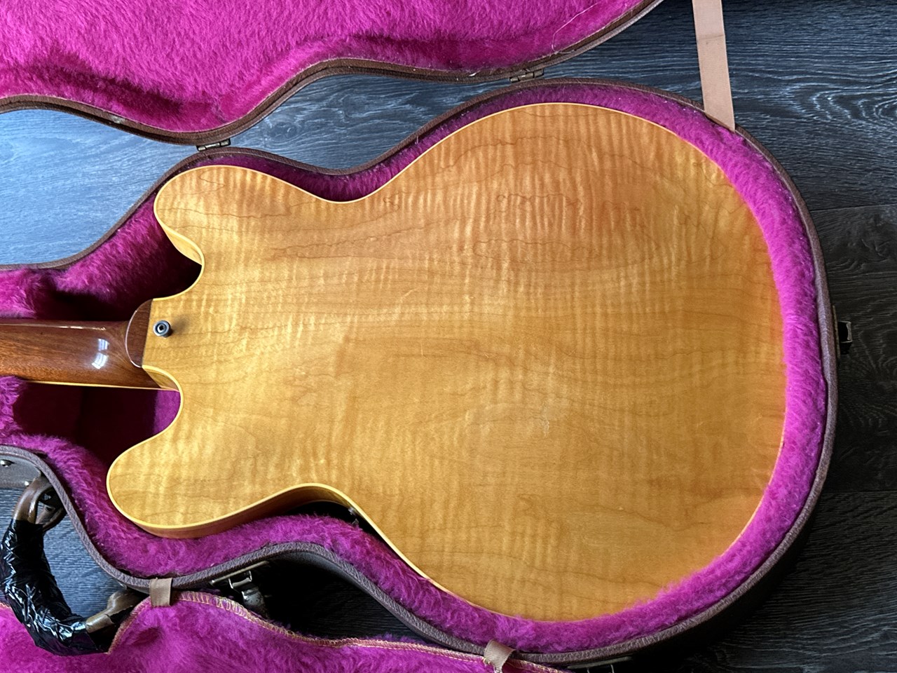 1990 Gibson ES-335 Dot Reissue Natural Flamed Maple Early Reissue OHSC - Thumbnail 4