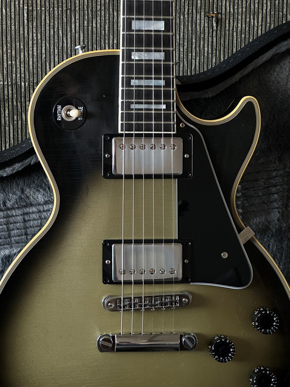 Gibson Custom Shop Les Paul Custom Silverburst Murphy Lab M2M Light Aging - Thumbnail 3
