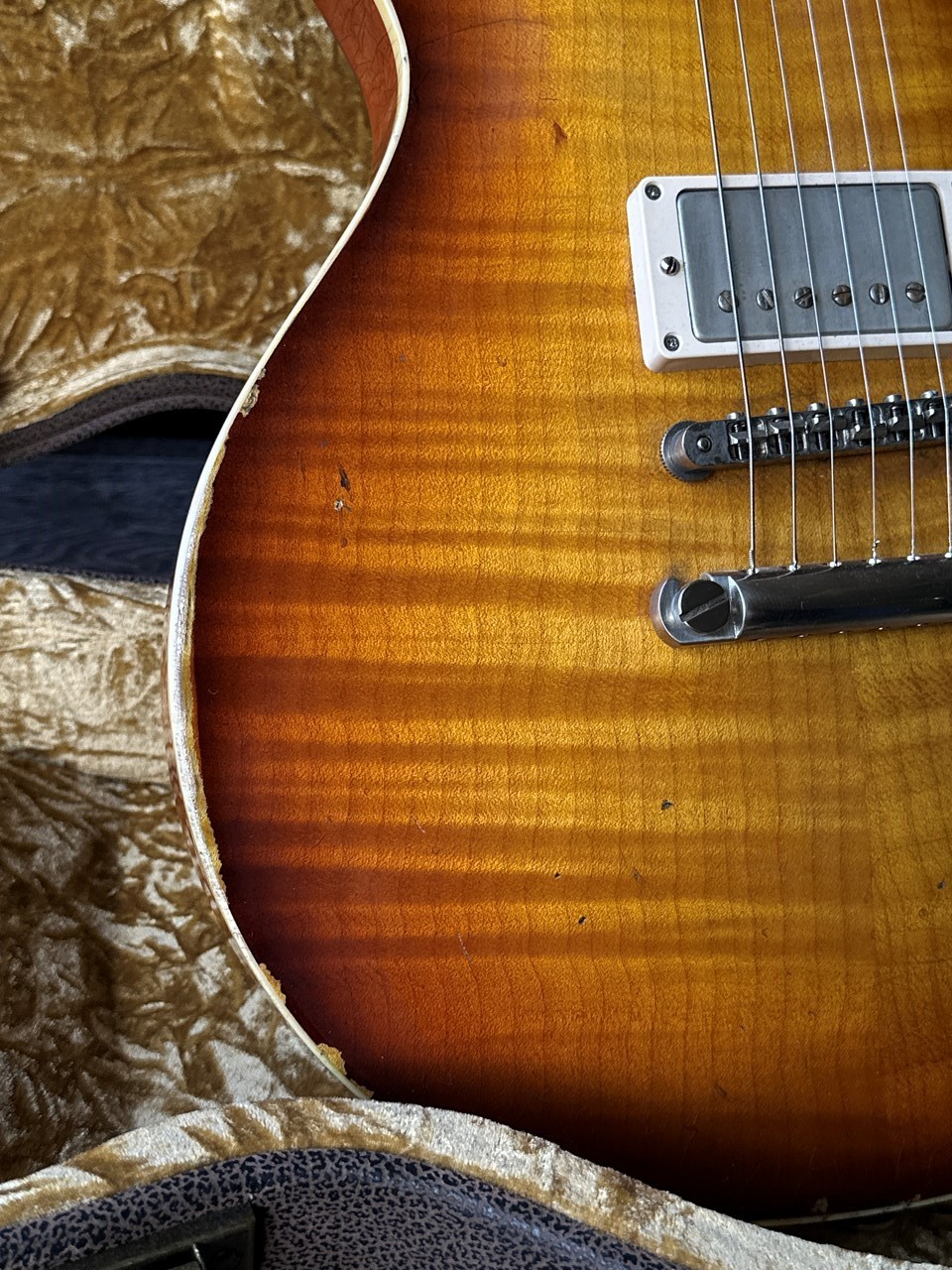 2025 Haar Trad '58 Les Paul Aged Stunning Flame with COA & Case - Thumbnail 6