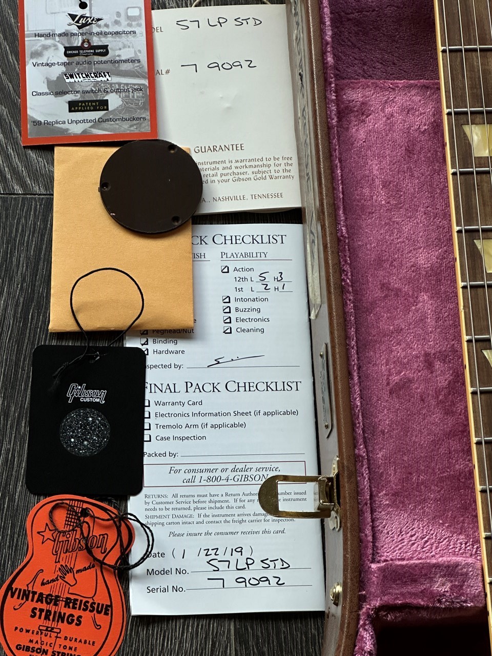 2019 Gibson Les Paul Standard 1957 VOS Historic Reissue - Thumbnail 5