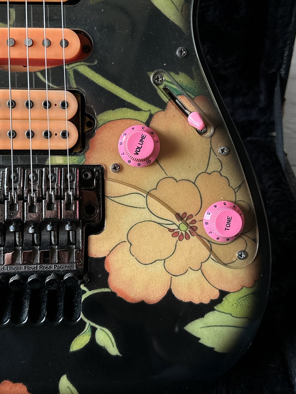 1991 Ibanez JEM 77 FP Floral Pattern Steve Vai with Original Case - Thumbnail 5