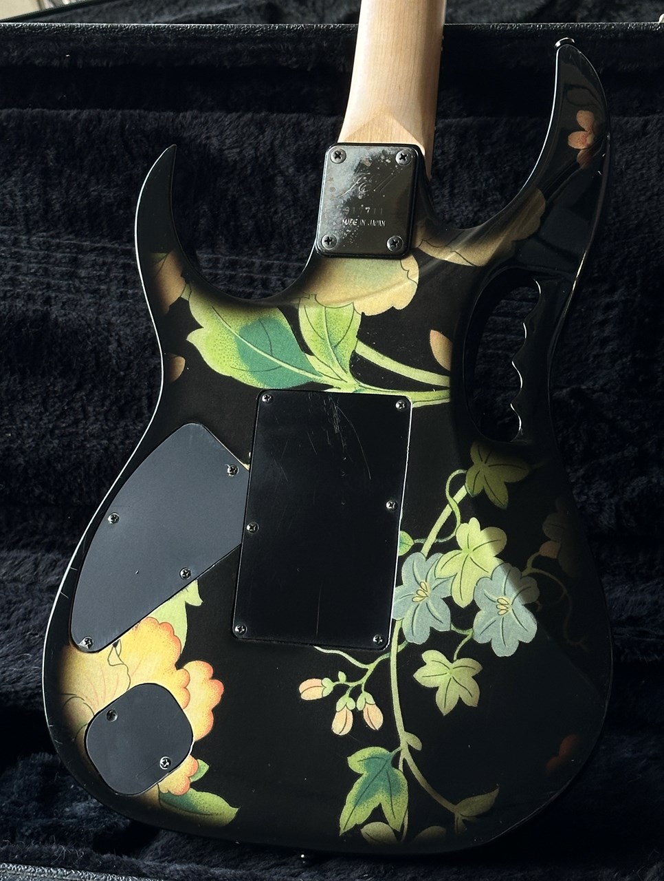 1991 Ibanez JEM 77 FP Floral Pattern Steve Vai with Original Case - Thumbnail 4