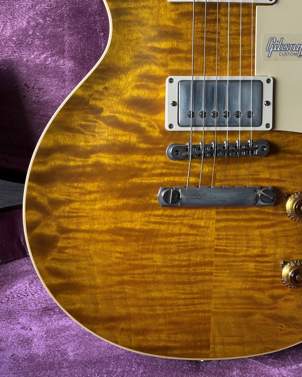 Gibson Les Paul Standard 1959 60th Anniversary Green Lemon Fade VOS Custom Shop - Thumbnail 4