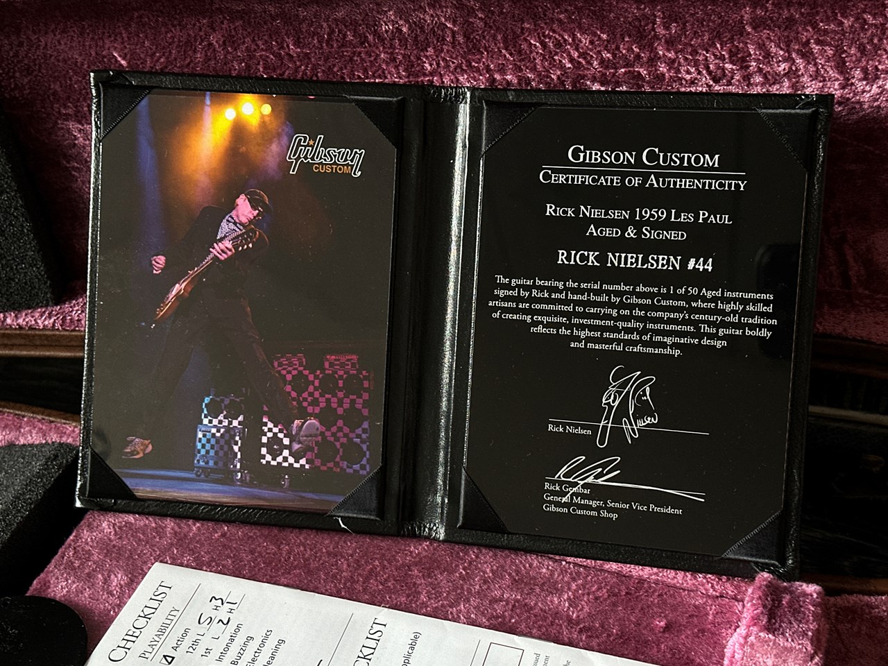 Gibson Les Paul Standard 1959 Rick Nielsen Aged & Signed Custom Shop - Thumbnail 5