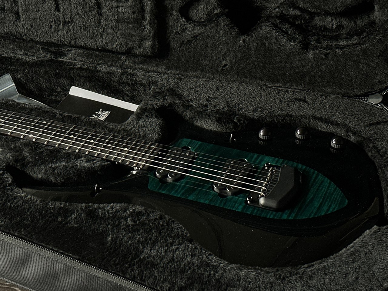 Ernie Ball Music Man John Petrucci Majesty 6 Emerald Sky Finish - Thumbnail 4
