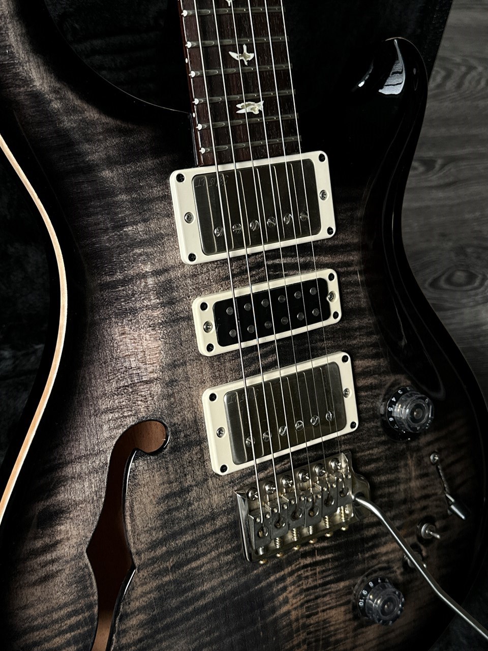2022 PRS Special Semi-Hollow Charcoal Burst Excellent with Case & Papers - Thumbnail 5