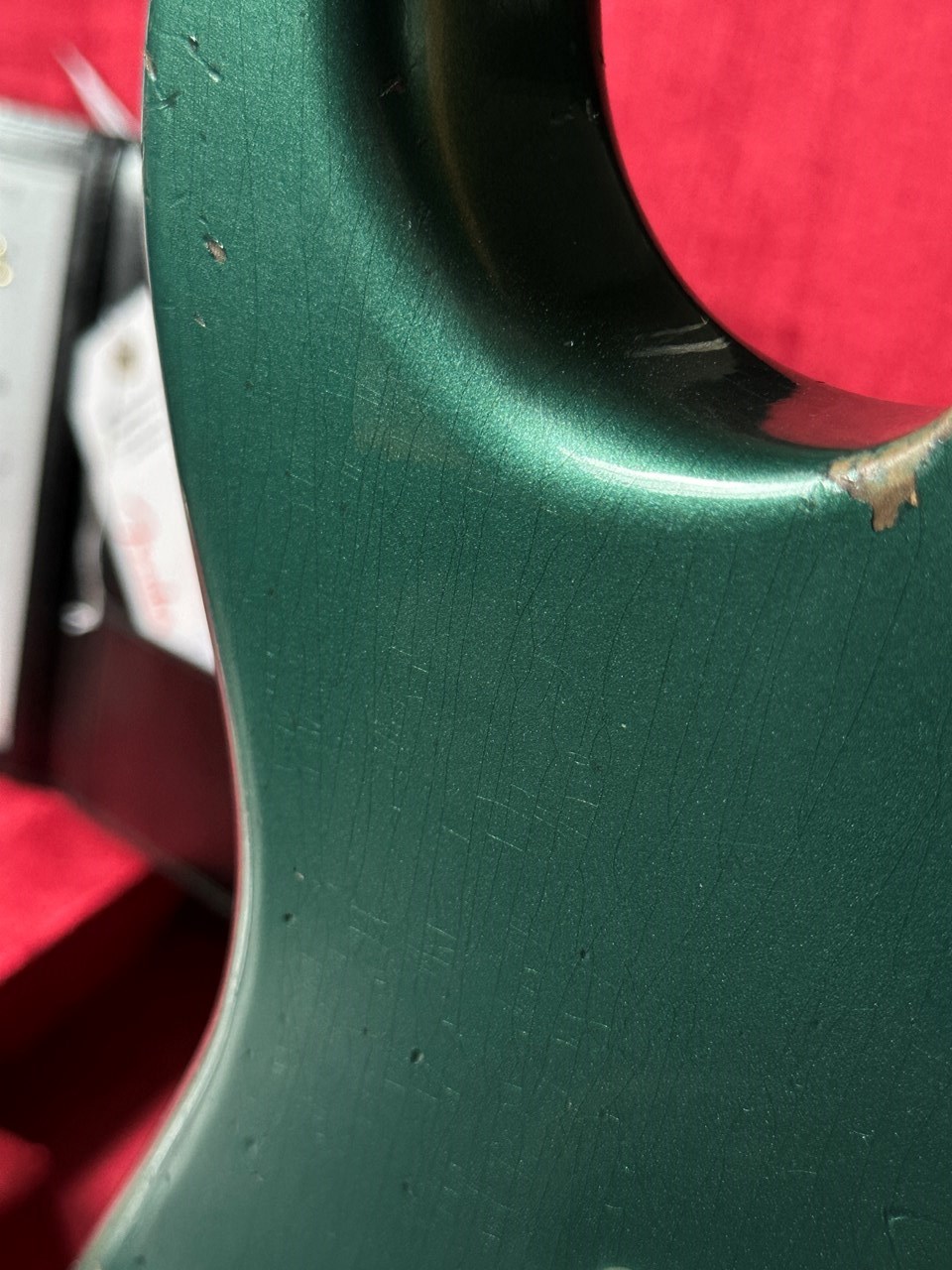 2025 Fender Custom Shop LTD '64 L-Series Stratocaster Heavy Relic Aged Sherwood Metallic - Thumbnail 6