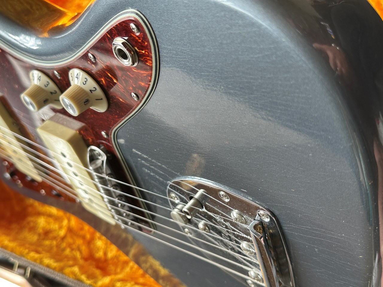 Fender Jazzmaster 1966 Charcoal Frost Custom Shop - Thumbnail 5