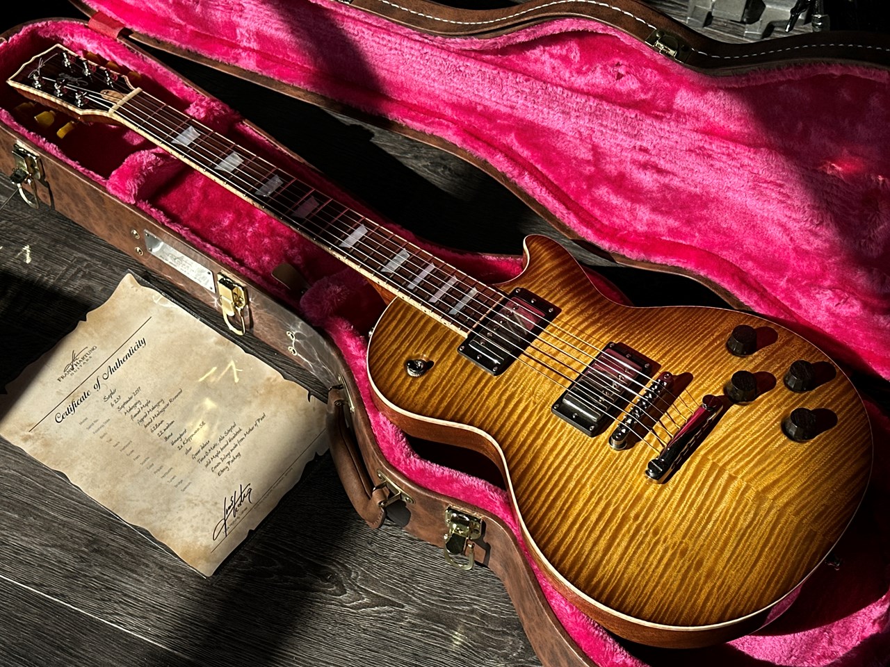 Frank Hartung Sephir Singlecut Masterbuilt Kloppmann PAFs. - Image 1