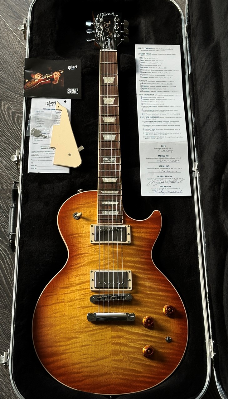 2014 Gibson Less Plus Flametop Classic 57 with Papers & Case - Thumbnail 5