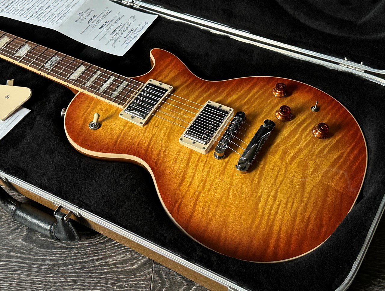 2014 Gibson Less Plus Flametop Classic 57 with Papers & Case - Thumbnail 4