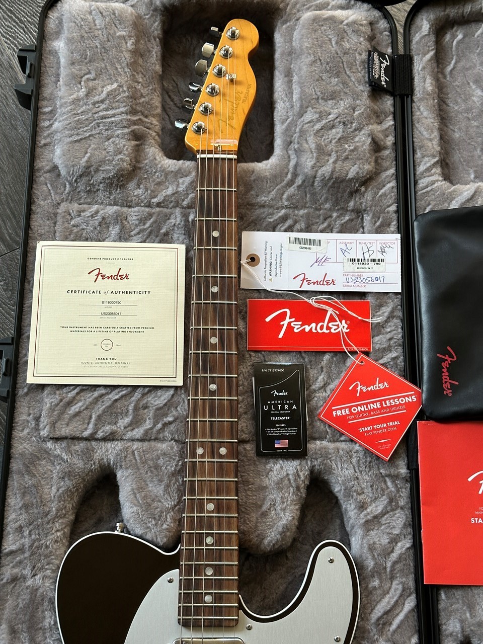 2023 Fender American Ultra Telecaster Texas Tea Noiseless Pickups & S-1 Switch - Thumbnail 5