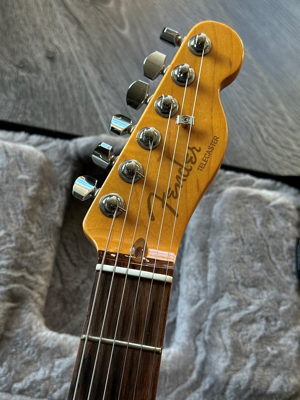 2023 Fender American Ultra Telecaster Texas Tea Noiseless Pickups & S-1 Switch - Thumbnail 4