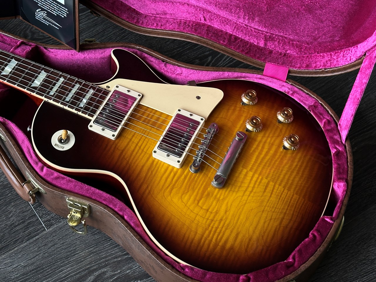 Gibson Les Paul Standard 1958 Flametop Historic Reissue - Thumbnail 5