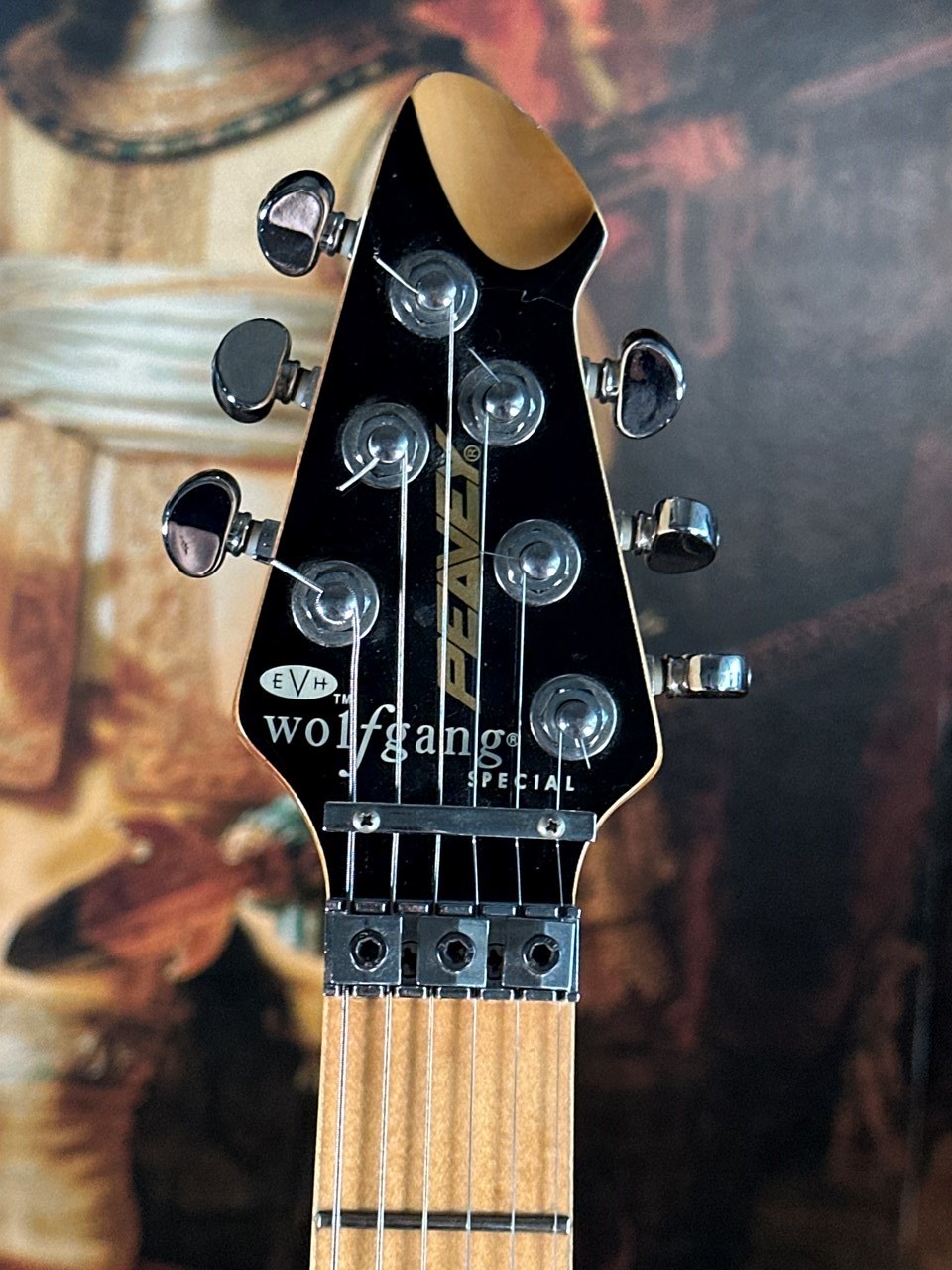 Peavey Wolfgang EVH Trans Blue Quilt Top Eddie van Halen Model - Thumbnail 5