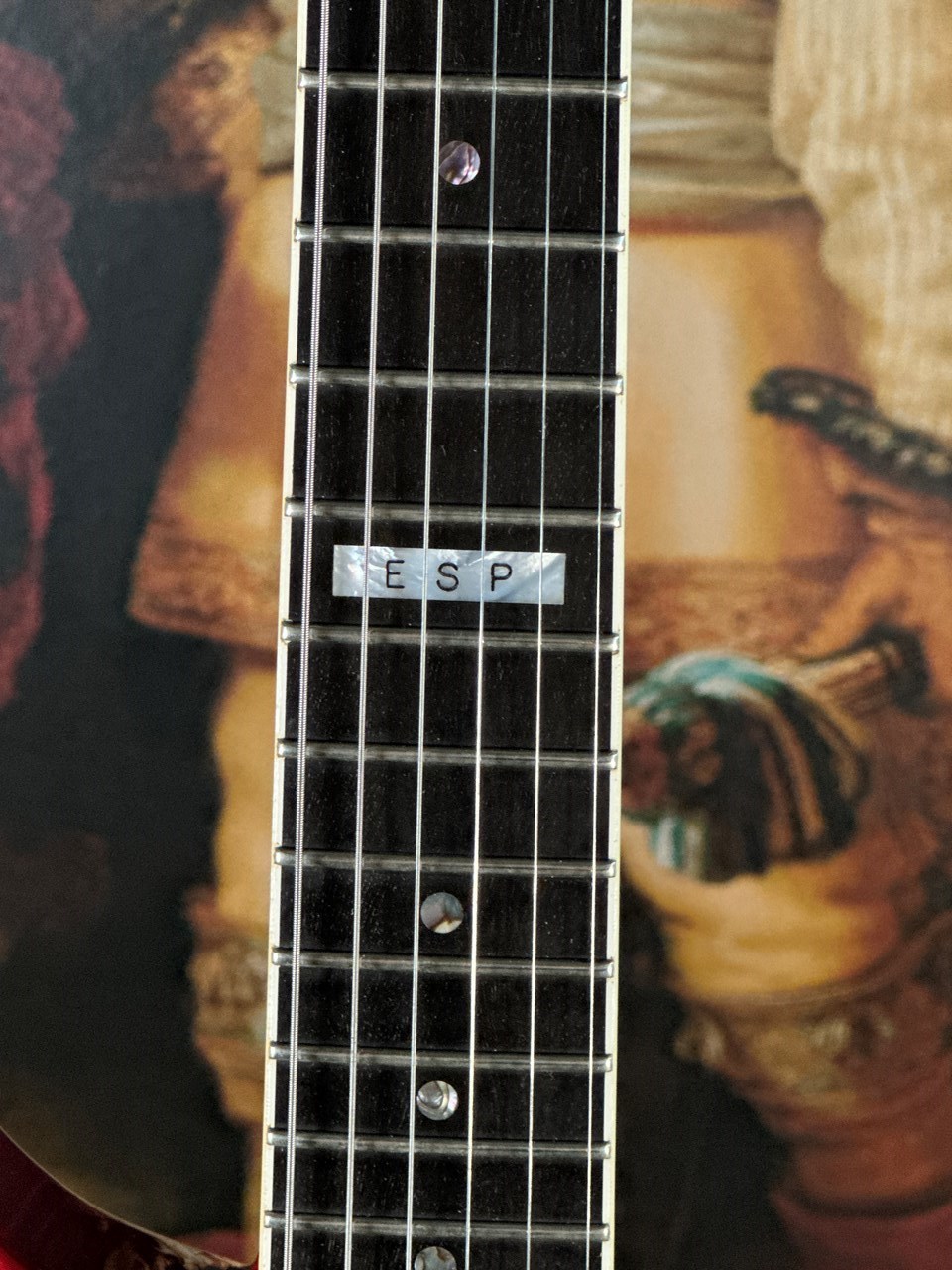 ESP Custom Shop Horizon Early 90's Quilt Maple HSH Neckthrough Custom Order - Thumbnail 6