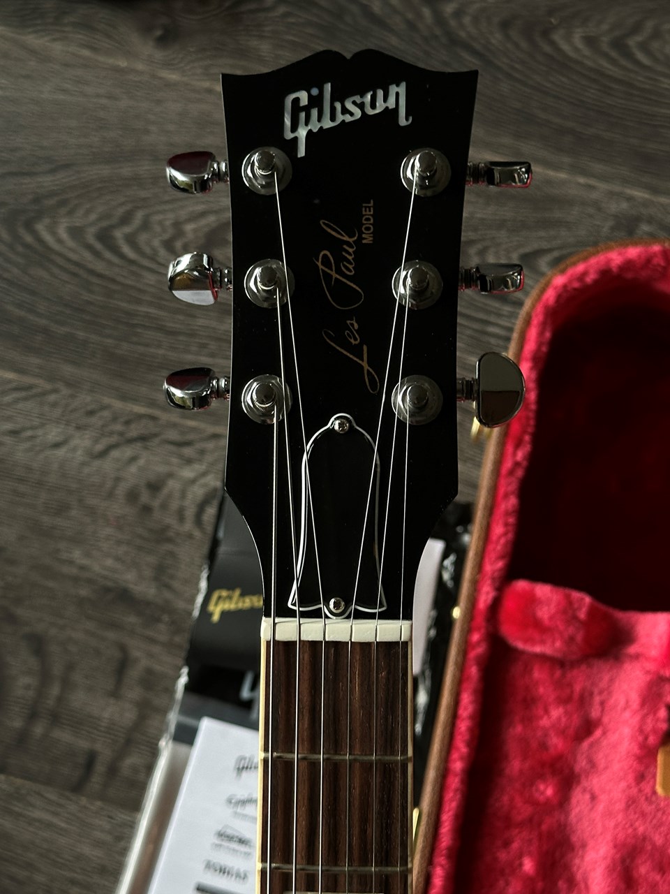 2025 Gibson Noel Gallagher Les Paul Standard Ebony Mint & Complete - Thumbnail 4