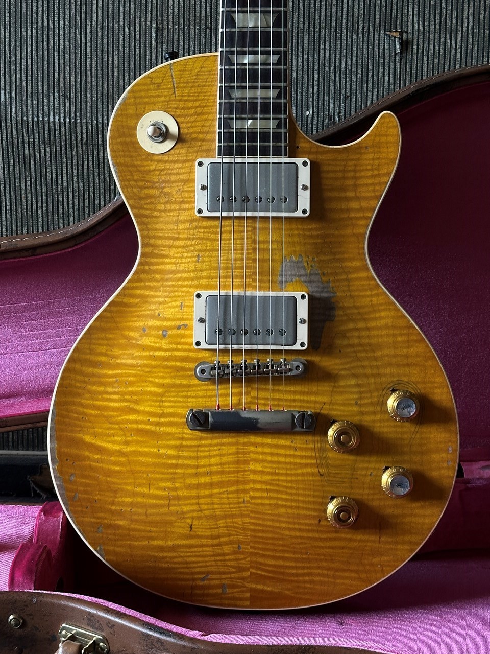 Gibson Les Paul Standard 1959 Kirk Hammett Greeny Handselected Top - Thumbnail 5