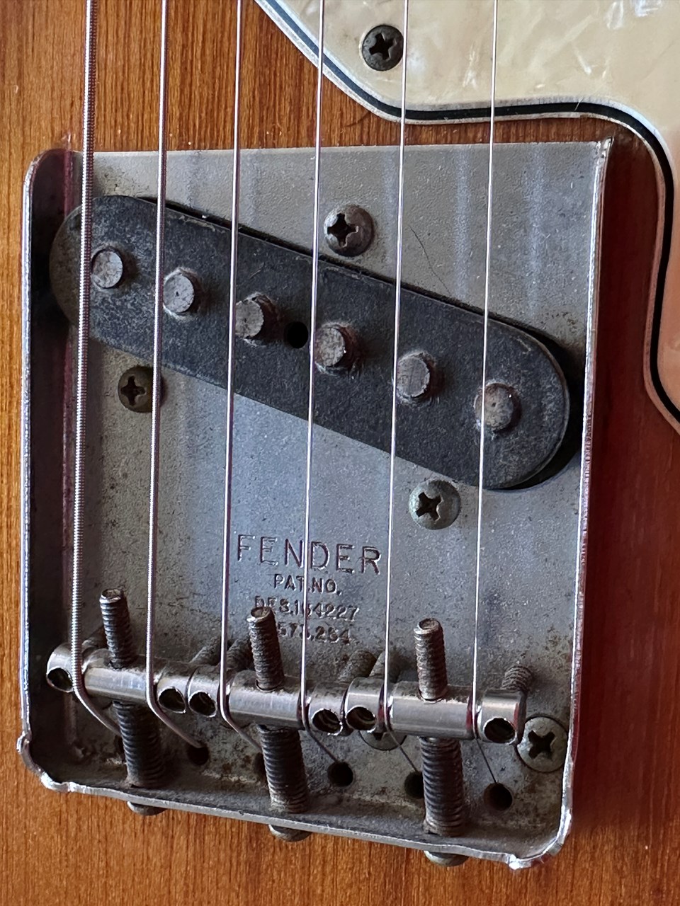 1969 Fender Telecaster Thinline Mahogany Body with Original Case - Thumbnail 6