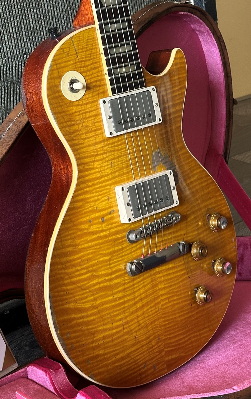 Gibson Les Paul Standard 1959 Kirk Hammett Greeny Handselected Top - Thumbnail 2