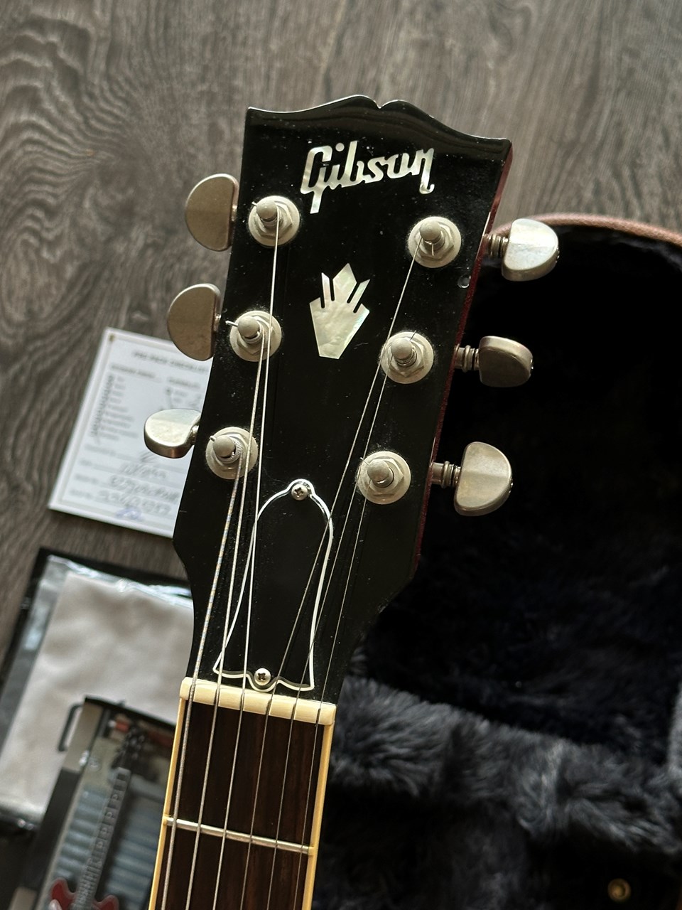 2022 Gibson ES-339 Cherry Red Gloss Semi-Hollowbody Smaller ES-335 - Thumbnail 6
