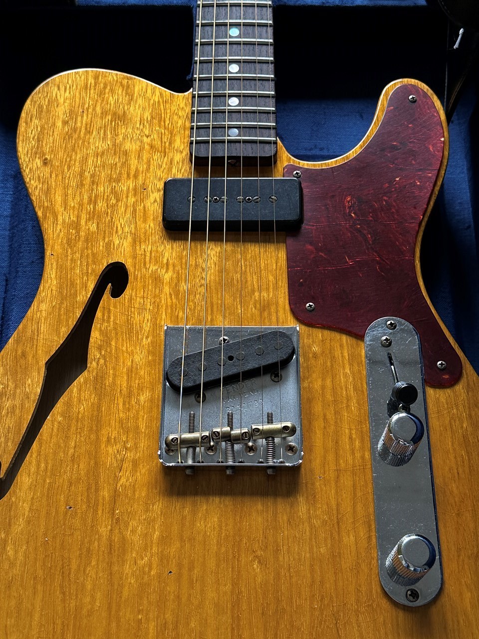 Fender Custom Shop Thinline Korina P90 Relic Telecaster Limited 2024 - Thumbnail 3