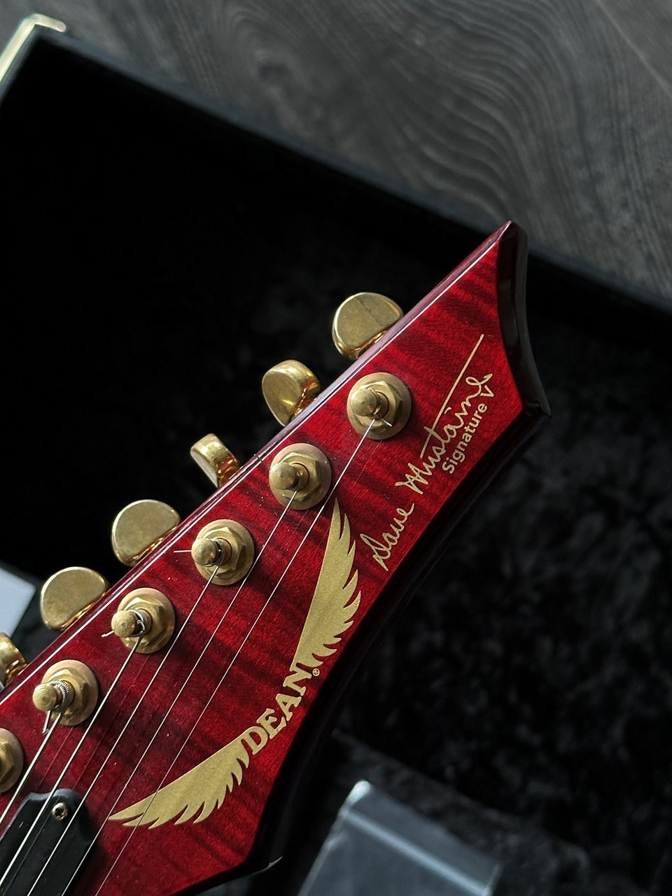 2008 Dean USA Dave Mustaine Signed VMNT Limited Edition Trans Red Flame - Thumbnail 5