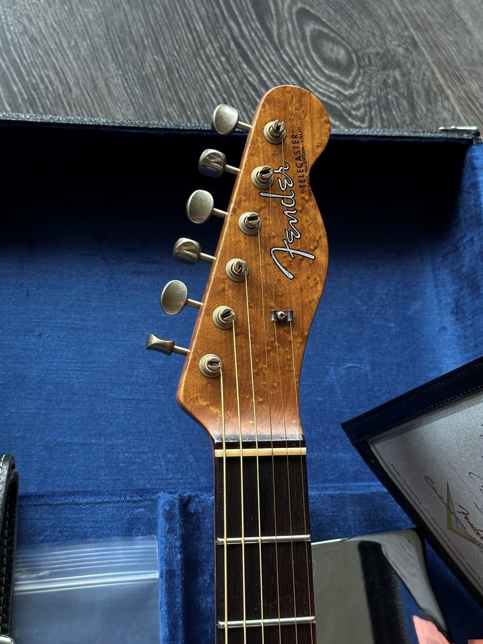 Fender Custom Shop Thinline Korina P90 Relic Telecaster Limited 2024 - Thumbnail 6